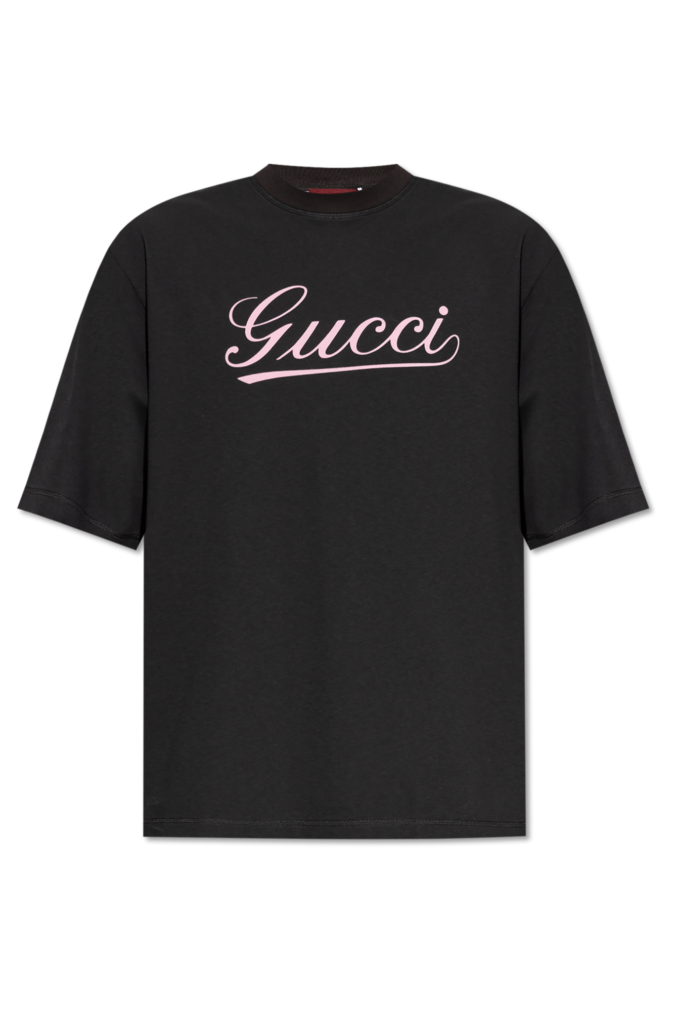 Grey T shirt with logo Gucci Vitkac Canada